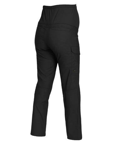 Ghosted Back View of Women's V2 Tactical Maternity Pants in Black