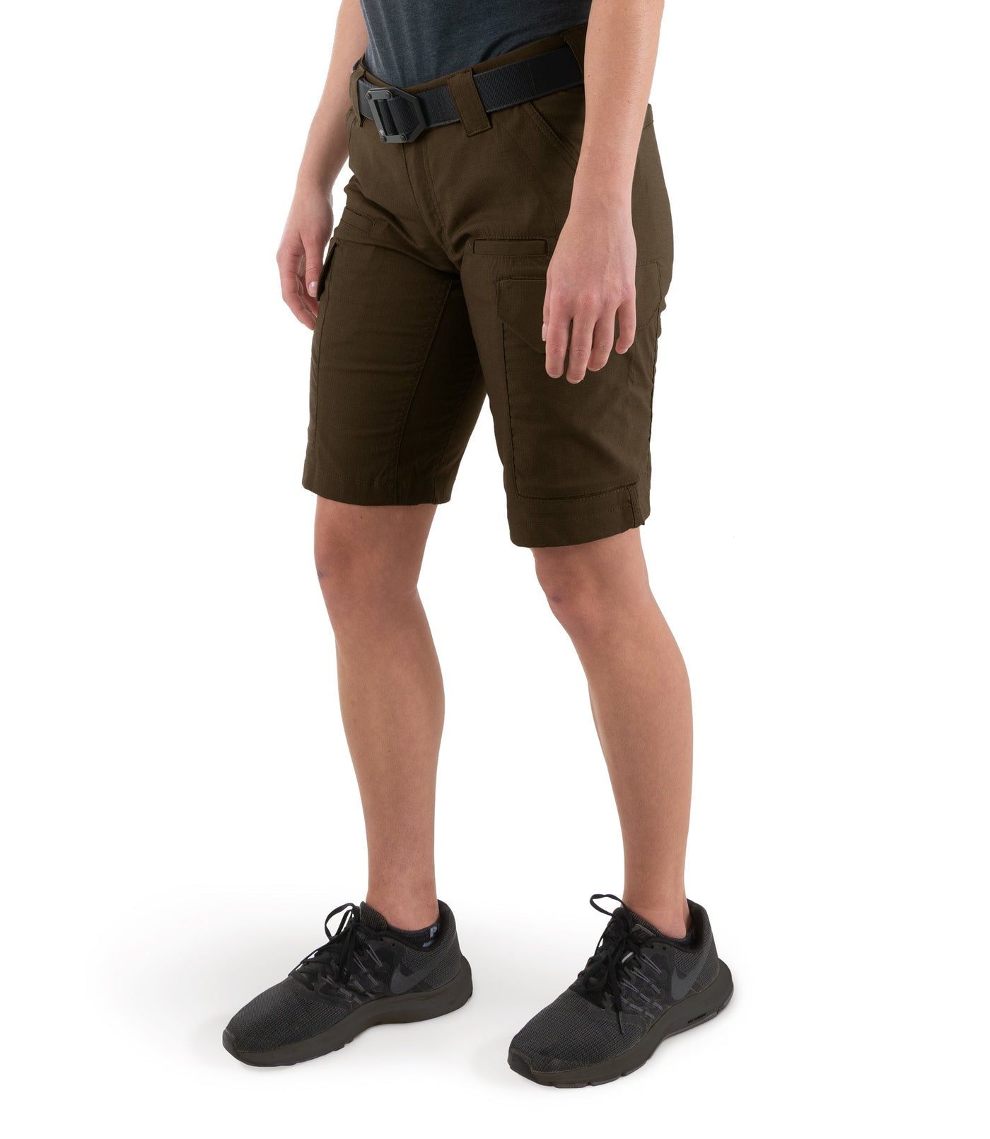 Side of Women's V2 Short in Kodiak Brown