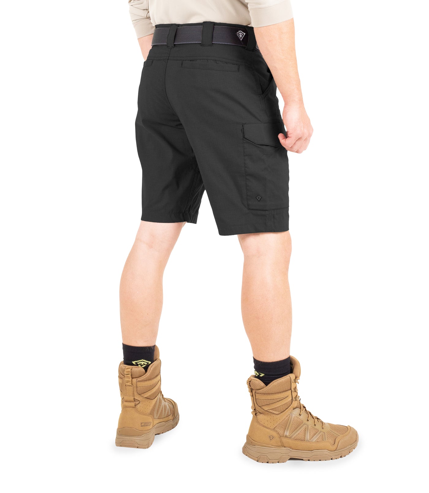 Side of Men's V2 Tactical Short in Black