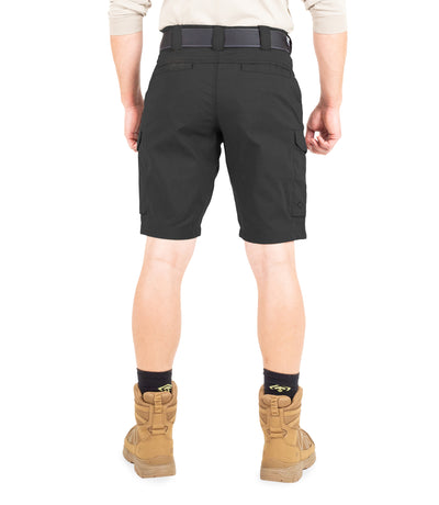 Back of Men's V2 Tactical Short in Black