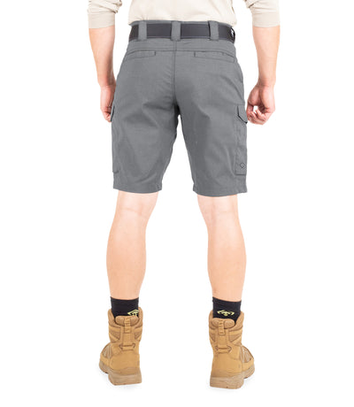 Back of Men's V2 Tactical Short in Wolf Grey