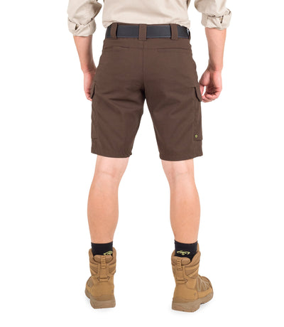 Back of Men's V2 Tactical Short in Kodiak Brown