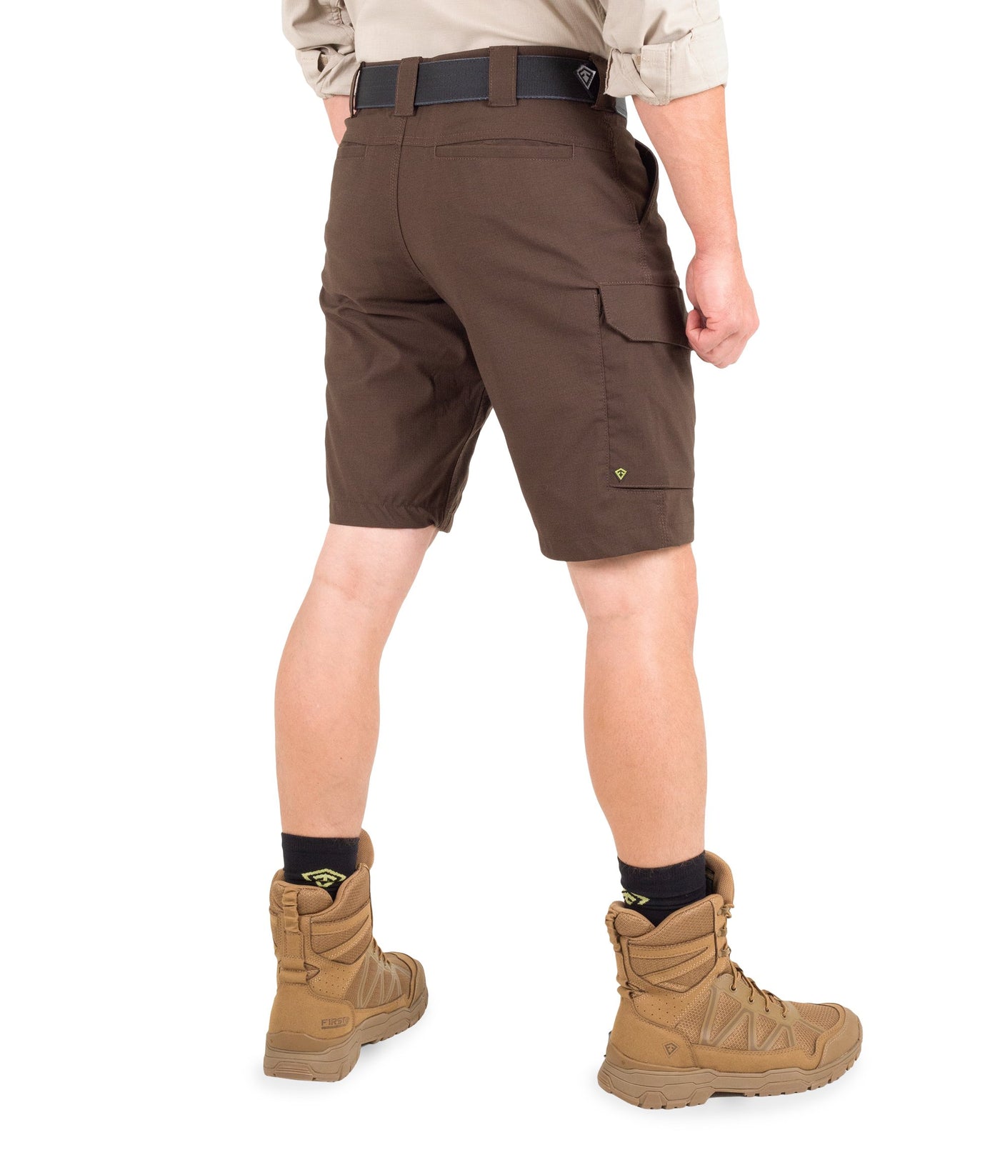 Side of Men's V2 Tactical Short in Kodiak Brown