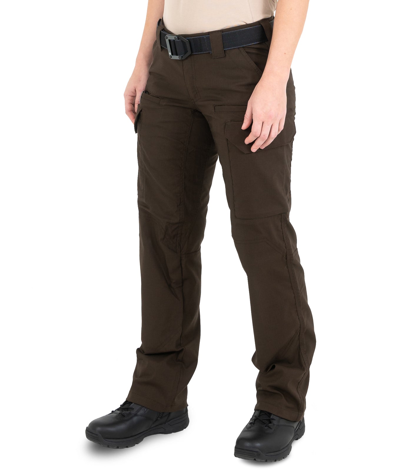 Side of Women's V2 Tactical Pants in Kodiak Brown