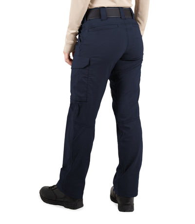 Side of Women's V2 Tactical Pants in Midnight Navy