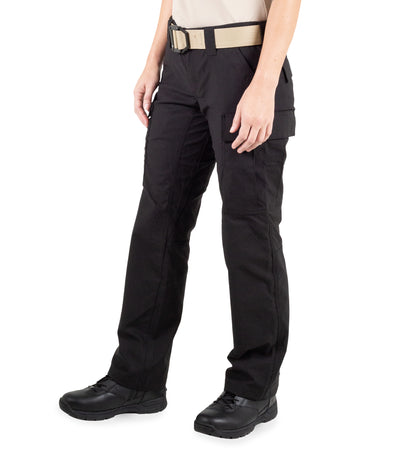 Side of Women's V2 BDU Pant in Black