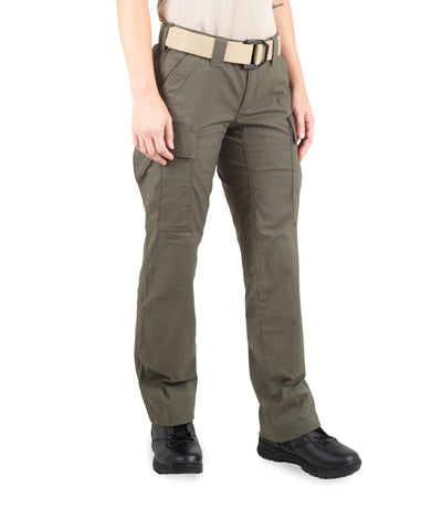 Side of Women's V2 BDU Pant in OD Green