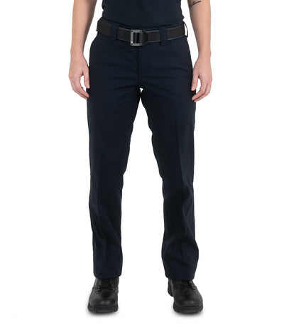 Front of Women's V2 Pro Duty 6 Pocket Pant in Midnight Navy