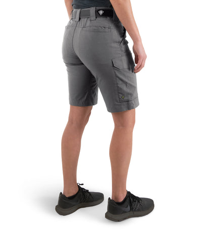 Side of Women's V2 Short in Wolf Grey