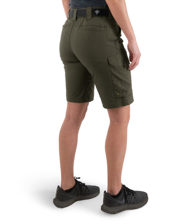 Side of Women's V2 Short in OD Green