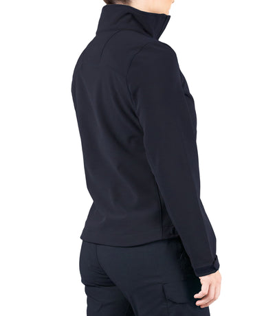 Side of Women’s Tactix Softshell Short Jacket in Midnight Navy