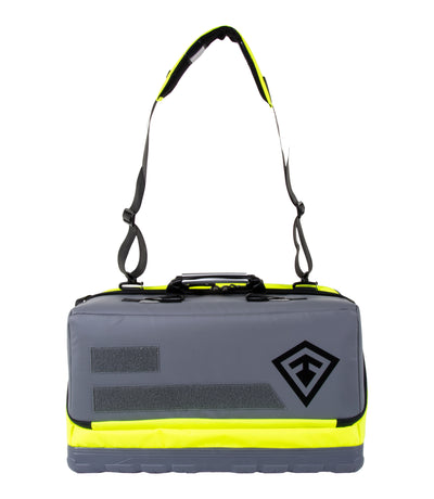 Front of Large Jump Bag in Hi-Vis Yellow