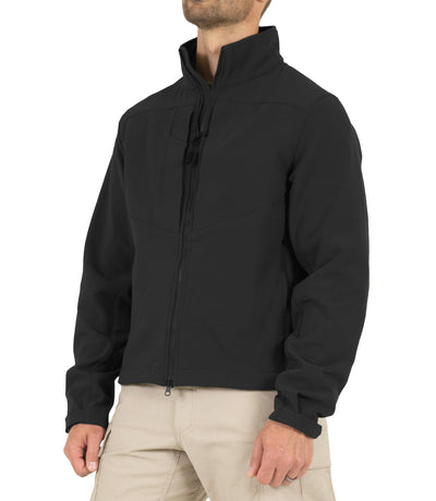 Side of Men's Tactix Softshell Jacket in Black